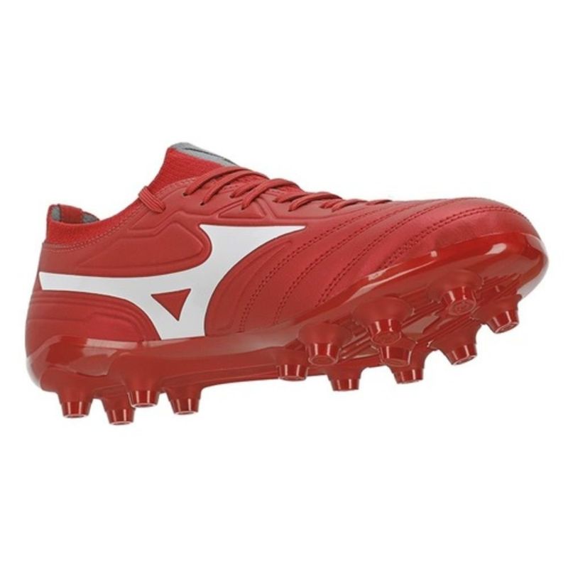 ￼Mie Chuteira de Campo n°38 Mizuno Regent MD Vermelho e Branco