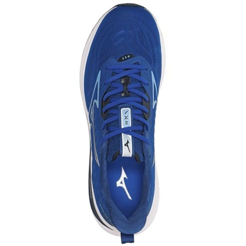tênis de corrida masculino n° 42 mizuno base ride azul (mp)
