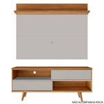 painel para tv até 50" notável freijó e off white nt1185