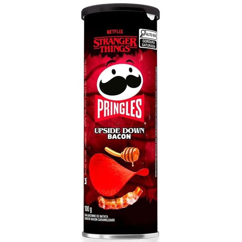 batata pringles netflix sabor bacon 100g