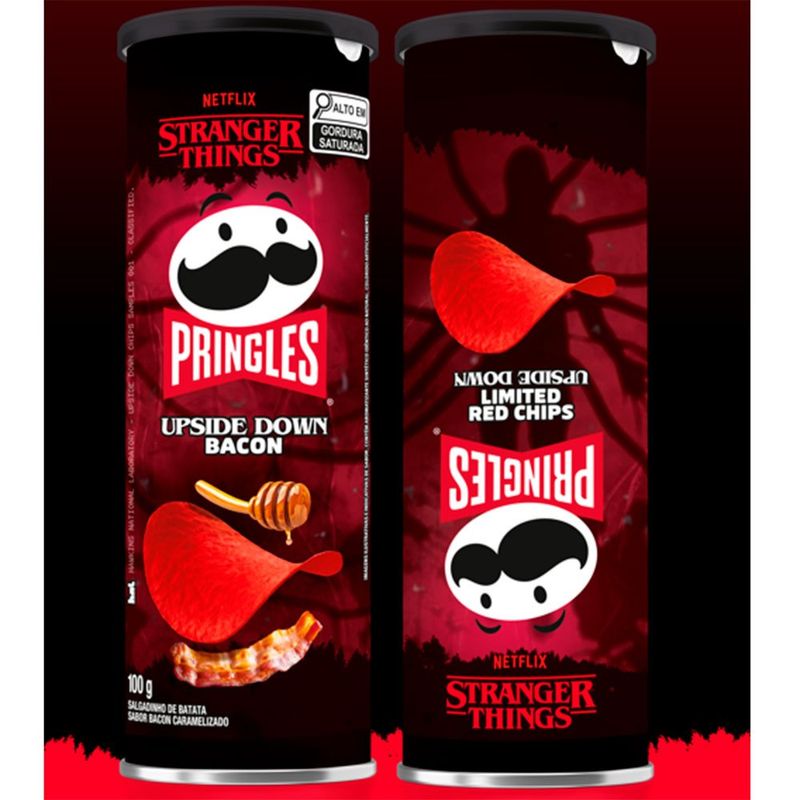 batata pringles netflix sabor bacon 100g