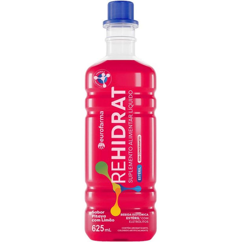 bebida isotônica rehidrat sabor pitaya com limão 625ml