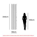 telha de fibrocimento ondina brasilit cinza 2,44mx0,5mx4mm (mp)