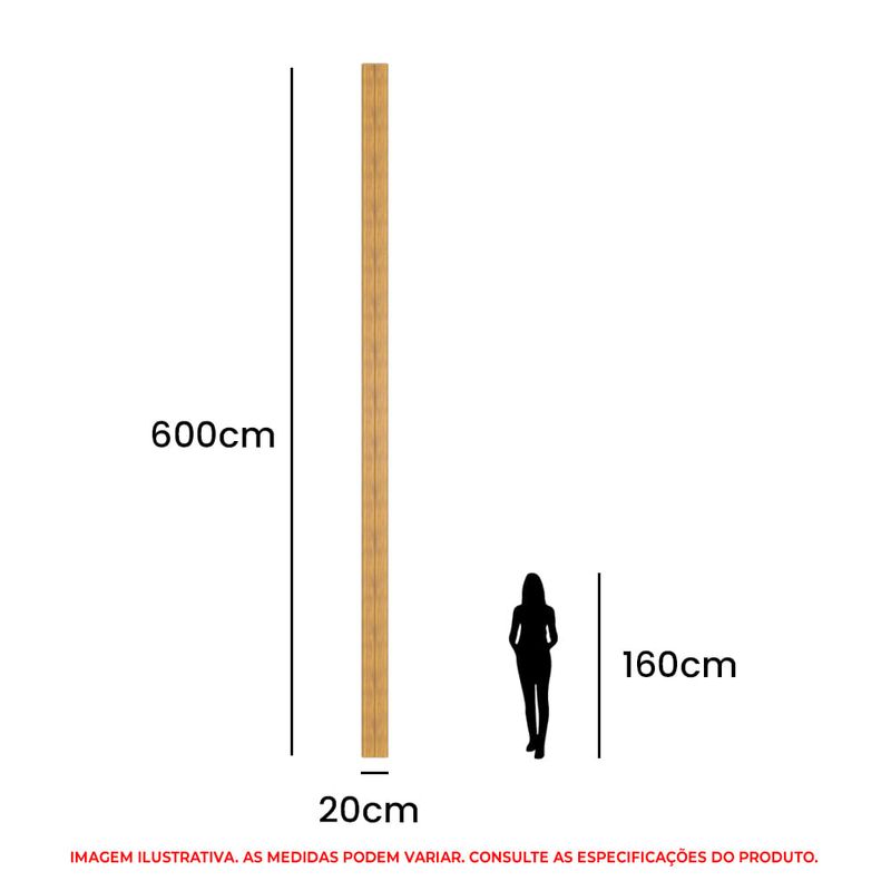 forro pvc canelado 6m 8mm peça 1,2m² cerejeira rajado - plasmeg (mp)