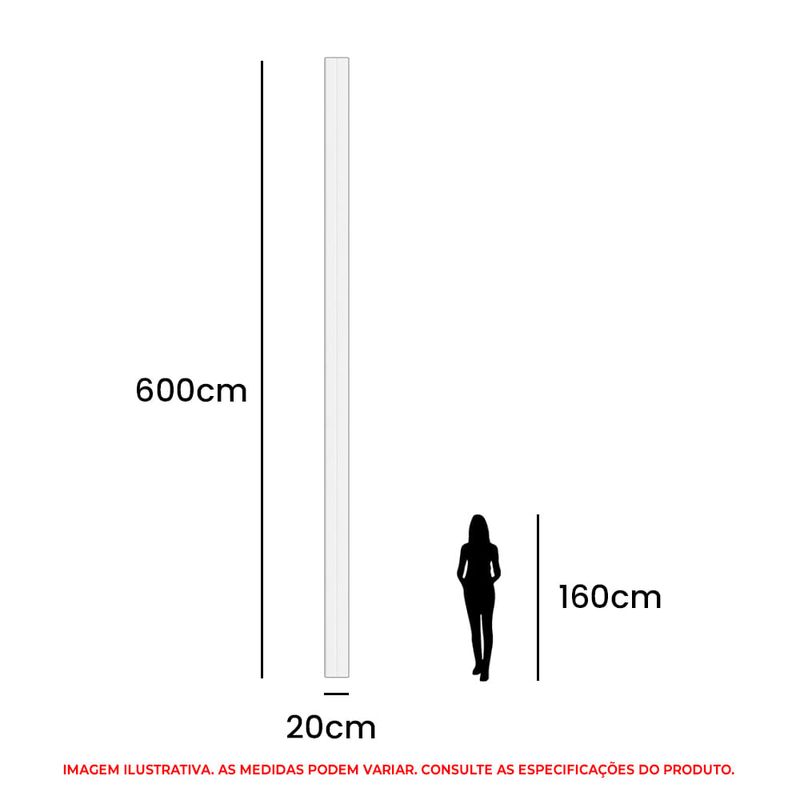 forro pvc canelado 6m 8mm peça 1,2m² plasmeg branco (mp)