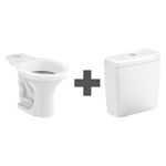 kit vaso sanitário com caixa acoplada parati 6l logasa branco (mp)