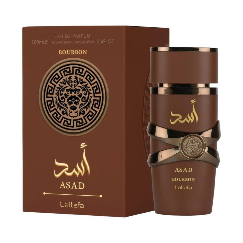 perfume árabe asad bourbon 100ml (mp)