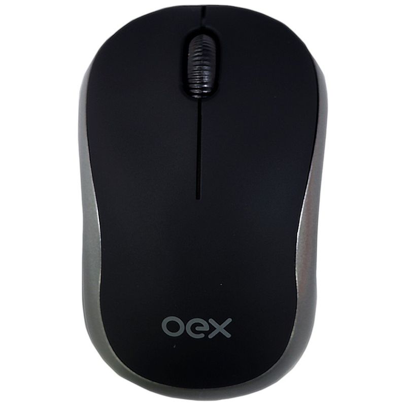 mouse sem fio oex edge preto ms607