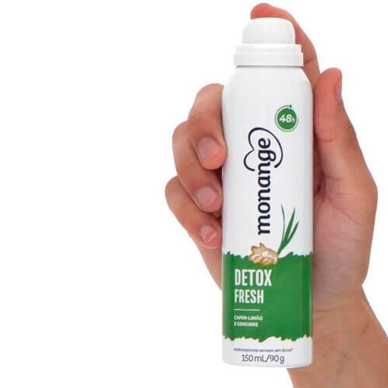desodorante aerosol monange detox fresh 90g