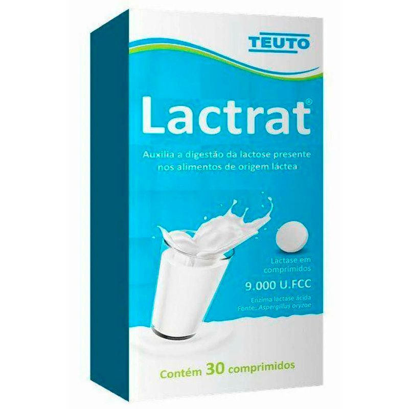 lactrat 9.000 u.fcc 30 comprimidos lactase teuto