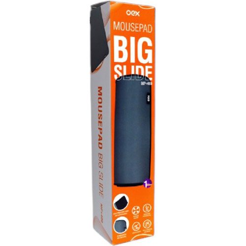 SIXPAD PowerPoint Abs　size(LL) Mousepad OEX Big Slide Preto e Cinza