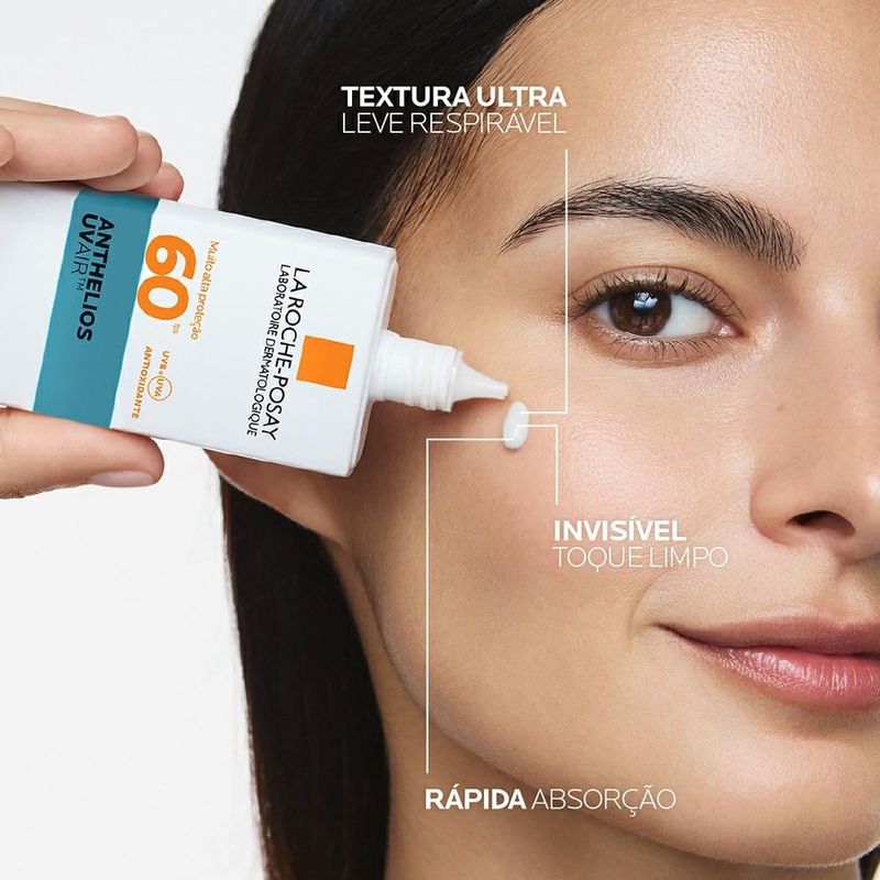 protetor solar la roche-posay anthelios uvair fps60 sem cor 45ml