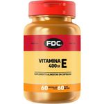 vitamina e 400ui fdc 60 cápsulas suplemento alimentar fdc