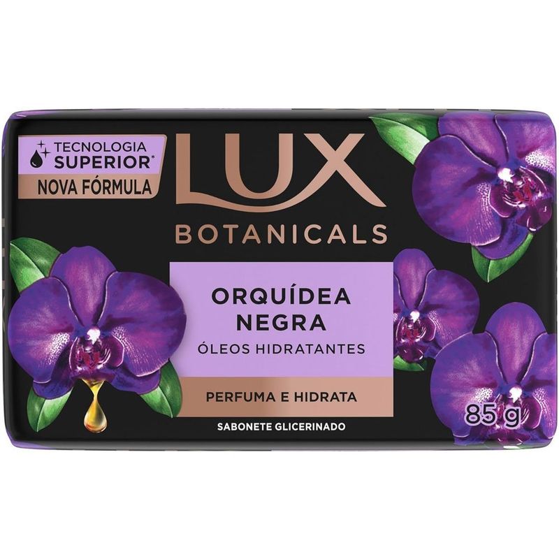 sabonete em barra lux botanicals 85g orquídea negra