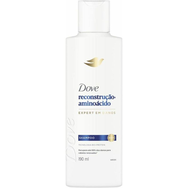shampoo dove reconstrução + aminoácido 190ml