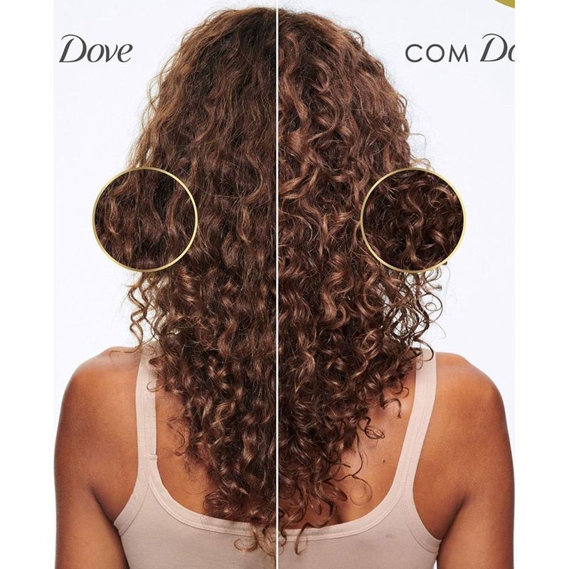 máscara de tratamento e finalização 2 em 1 dove cachos ativos + biotina 500g