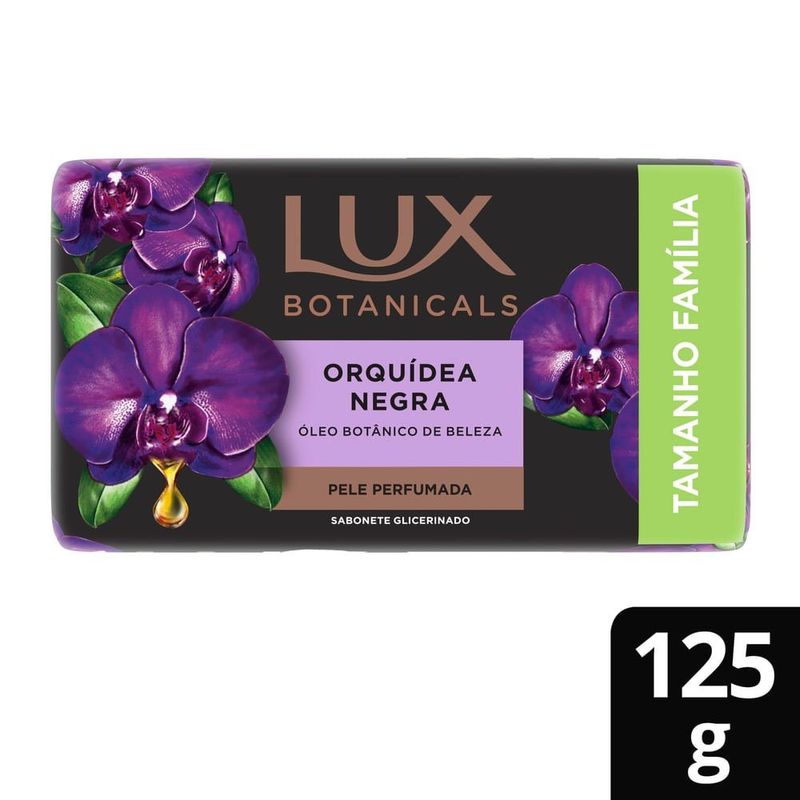 sabonete em barra lux botanicals orquídea negra 125g