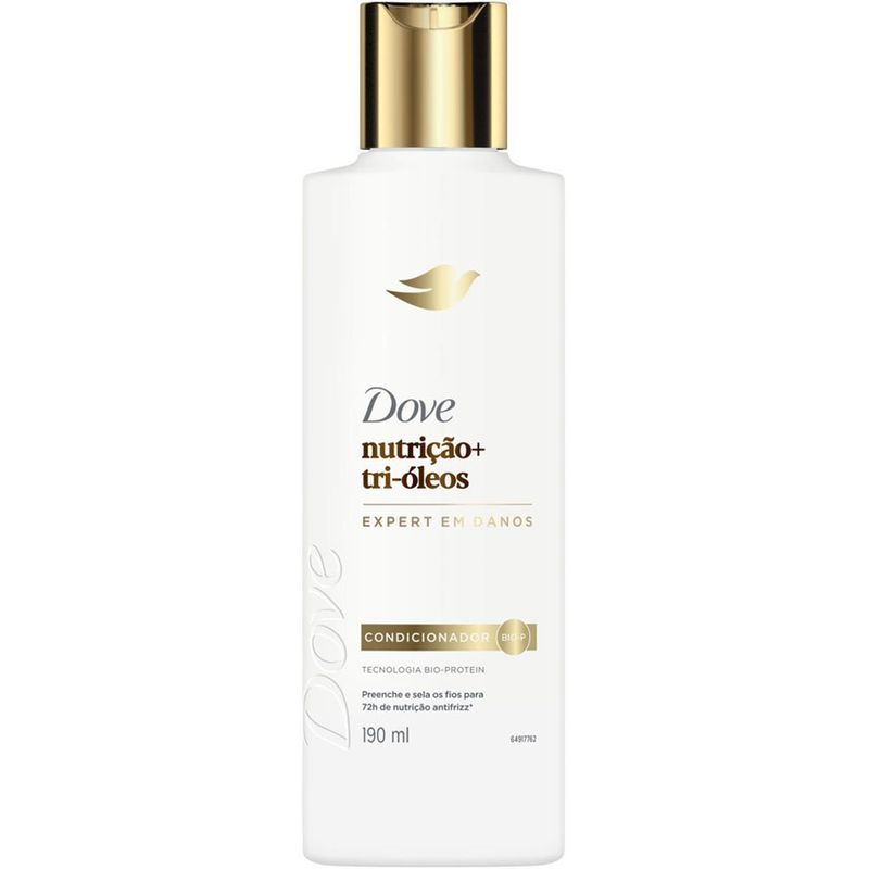 condicionador dove nutrição + tri-óleos 190ml