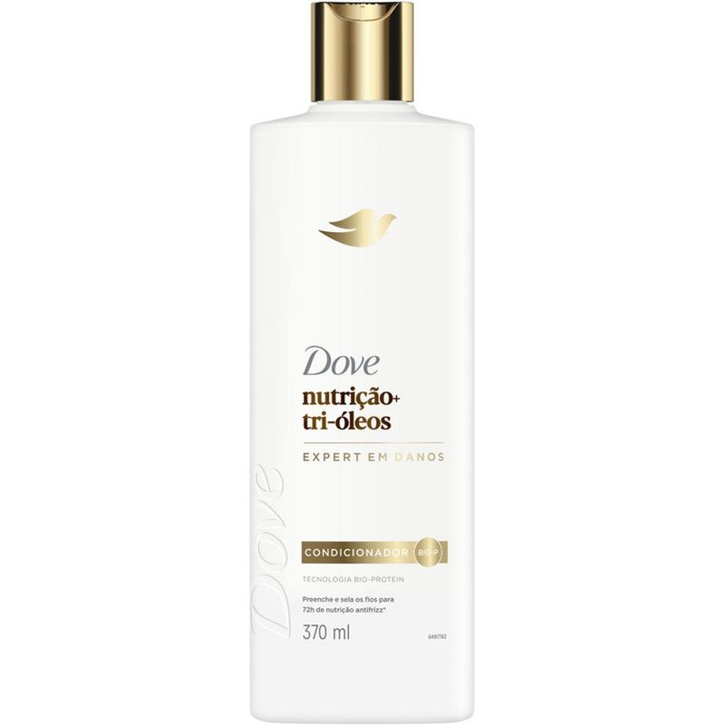 condicionador dove nutrição + tri-óleos 370ml