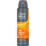desodorante aerossol dove men+care energy boost 150ml