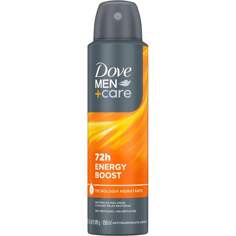 desodorante aerossol dove men+care energy boost 150ml