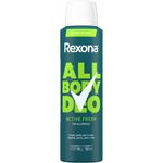 desodorante corporal aerosol rexona all body deo active fresh 150ml