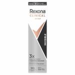 desodorante antitranspirante aerosol rexona clinical invisible150ml