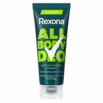 desodorante corporal em creme rexona all body deo active fresh 75g