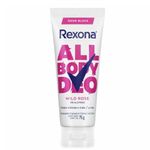 desodorante corporal em creme rexona all body deo wild rose 75g