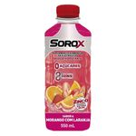 bebida hidratante sorox sabor morango com laranja 550ml
