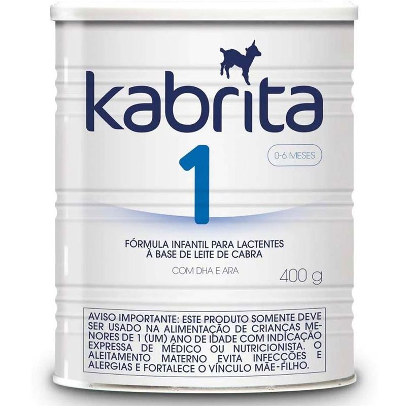 fórmula infantil kabrita 1 leite de cabra 400g