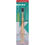 escova de dente kess pro 10k extra macia metallic gold