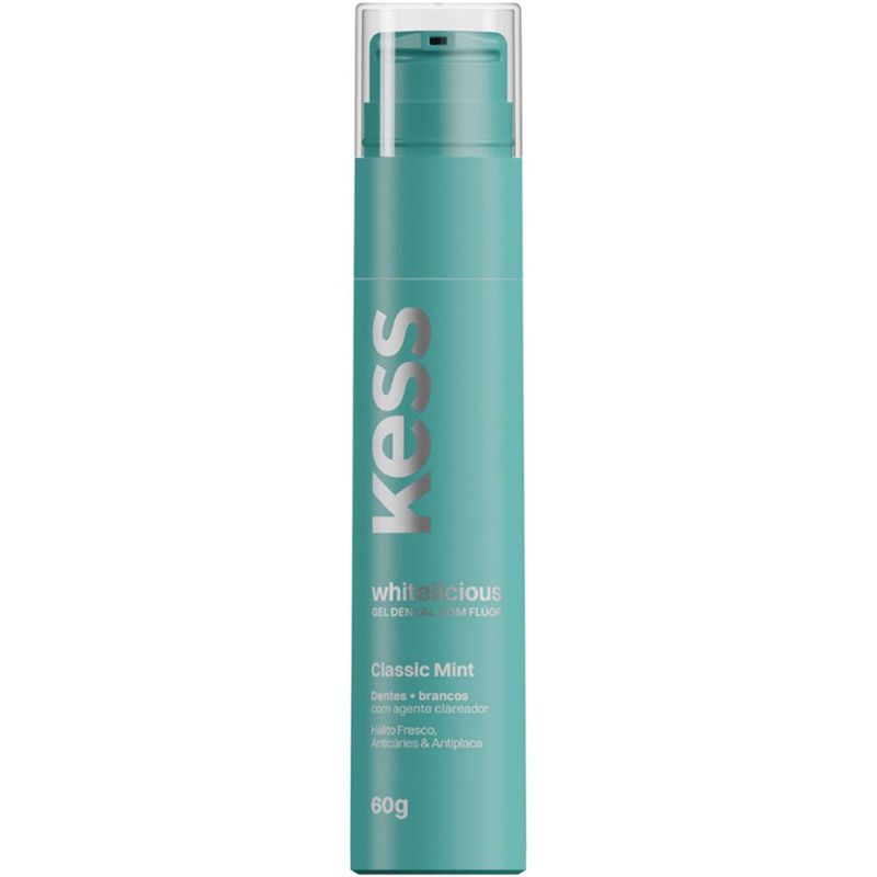gel dental kess classic mint ice whitelicious 60g