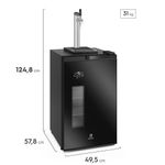 cervejeira home bar electrolux frost free 100l 127v preto eb10c