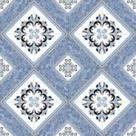 piso cerâmico bold brilhante 45x45cm azul caixa 2,32m² incefra (mp)