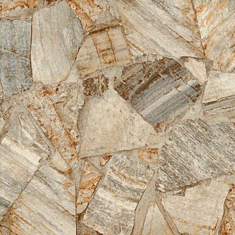 Piso Cerâmico Bold Rústico Arielle 54x54cm Traffic Stone AD Caixa