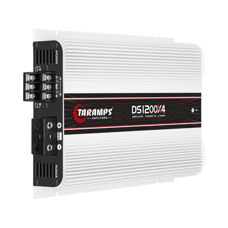 módulo amplificador automotivo full range taramps ds 1200x4 1200w rms (mp)
