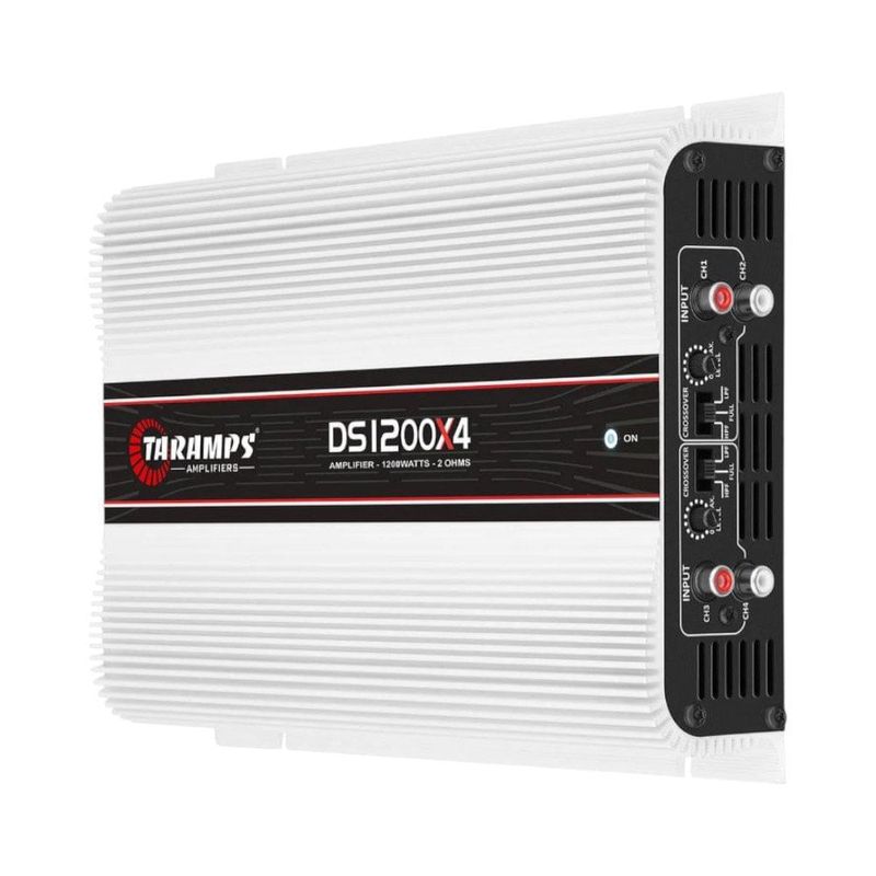 módulo amplificador automotivo full range taramps ds 1200x4 1200w rms (mp)