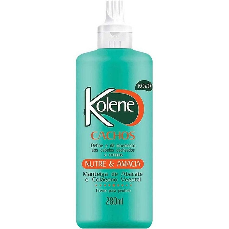 creme para pentear kolene cachos 280ml