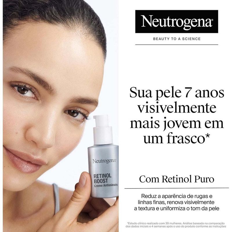 creme antissinais neutrogena retinol boost 0,1% retinol puro 30ml