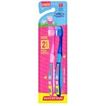 escova de dente infantil dentalclean peppa pig macia 2 unidades