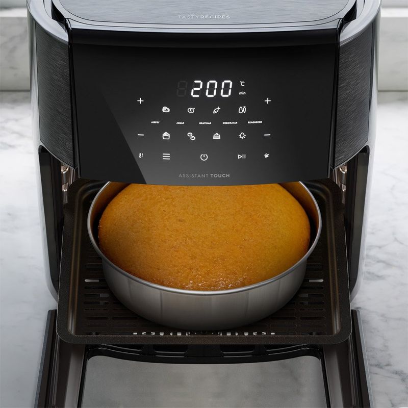 fritadeira electrolux air fryer rita lobo 12 litros eaf85 cor grafite