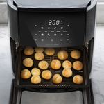 fritadeira electrolux air fryer rita lobo 12 litros eaf85 cor grafite