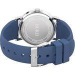 relógio analógico burei azul a-mbi