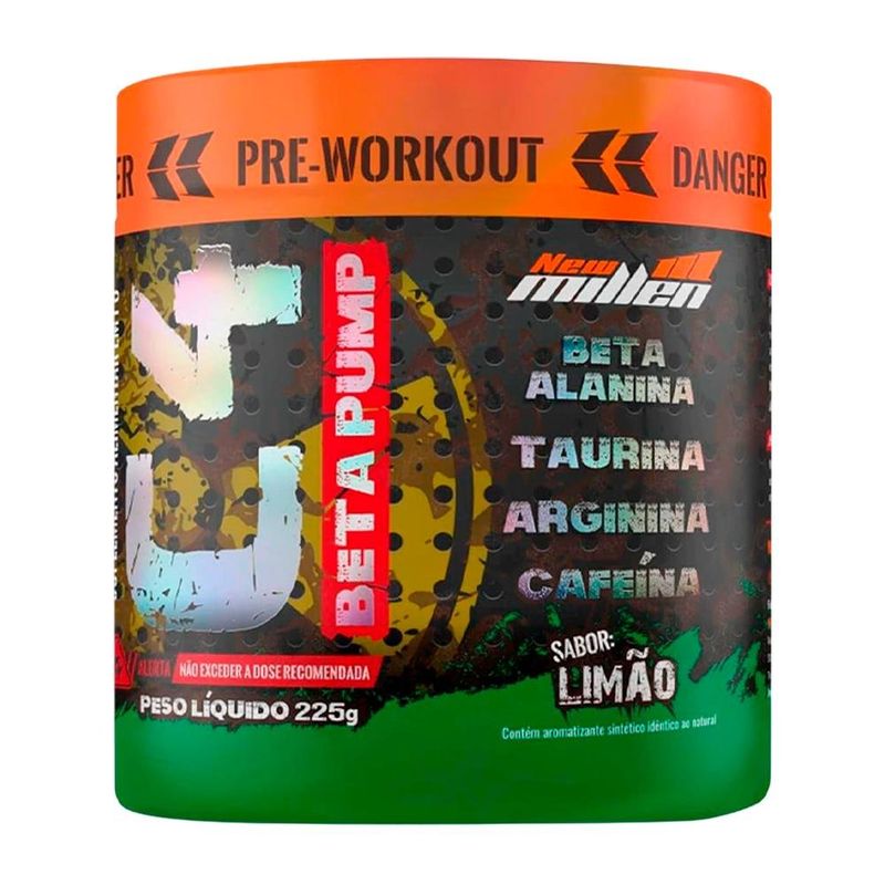 pré-treino c4 beta pump new millen limão 225g (mp)