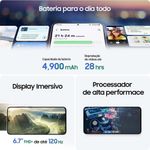 smartphone samsung s25 fe 128 gb azul tela 6.7" câmera 50mp 8gb ram