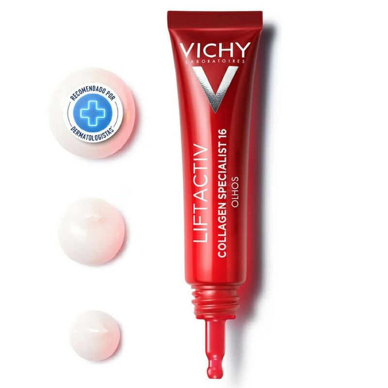 creme para olhos vichy liftactiv colágeno specialist 16 15ml