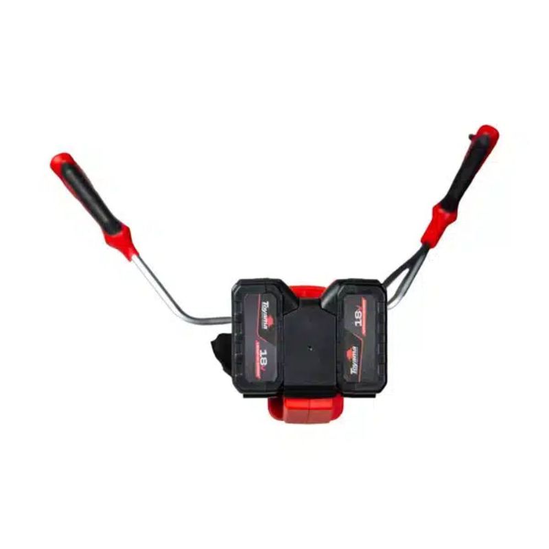 roçadeira a bateria toyama 18+18v tbt18+18bc300 com 2 baterias e carregador (mp)