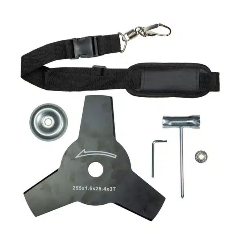 roçadeira a bateria toyama 18+18v tbt18+18bc300 com 2 baterias e carregador (mp)