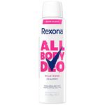desodorante corporal aerosso rexona all body wild rose 150ml
